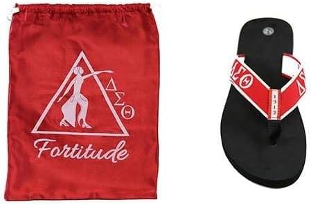 Delta Sigma Theta Sorority Ladies Thong-Style Flip Flop Sandals Size 12