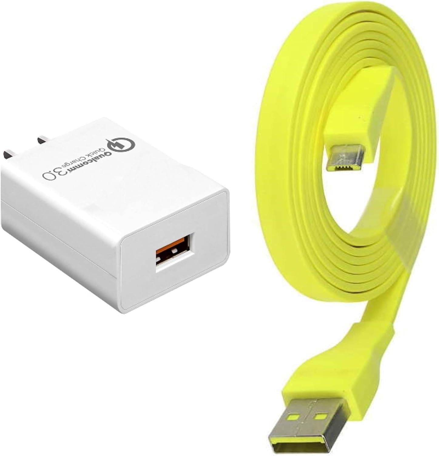 USB Charge Cable Cord Wire & Fast Charging QC3.0 AC Wall Adapter Block for UE Ultimate Ears Power Up Charging Dock, Boom 3, Megaboom 3, Blast, Megablast, Wonderboom, Roll