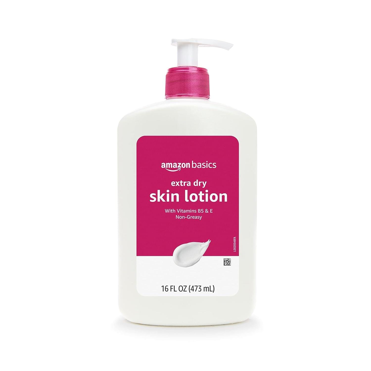 Amazon Brand – Solimo Extra-Dry Skin Lotion with Vitamins B5 & E, 16 fl oz