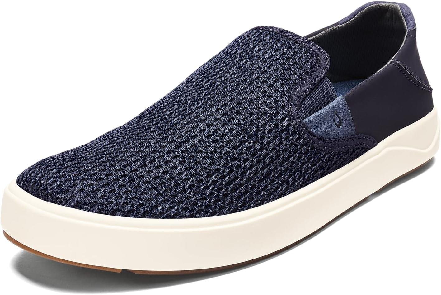 OLUKAI Lae’ahi Men’s Slip On Shoes, Versatile & Casual Everyday Sneaker, Lightweight & Breathable Mesh, All-Day Wear & Comfort