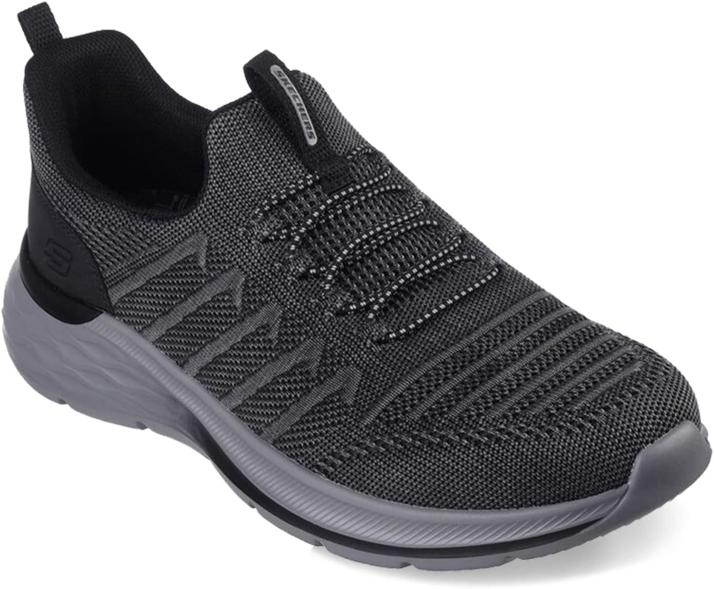 Skechers Mens Garner – Crispin Bungee Lace Slip-on