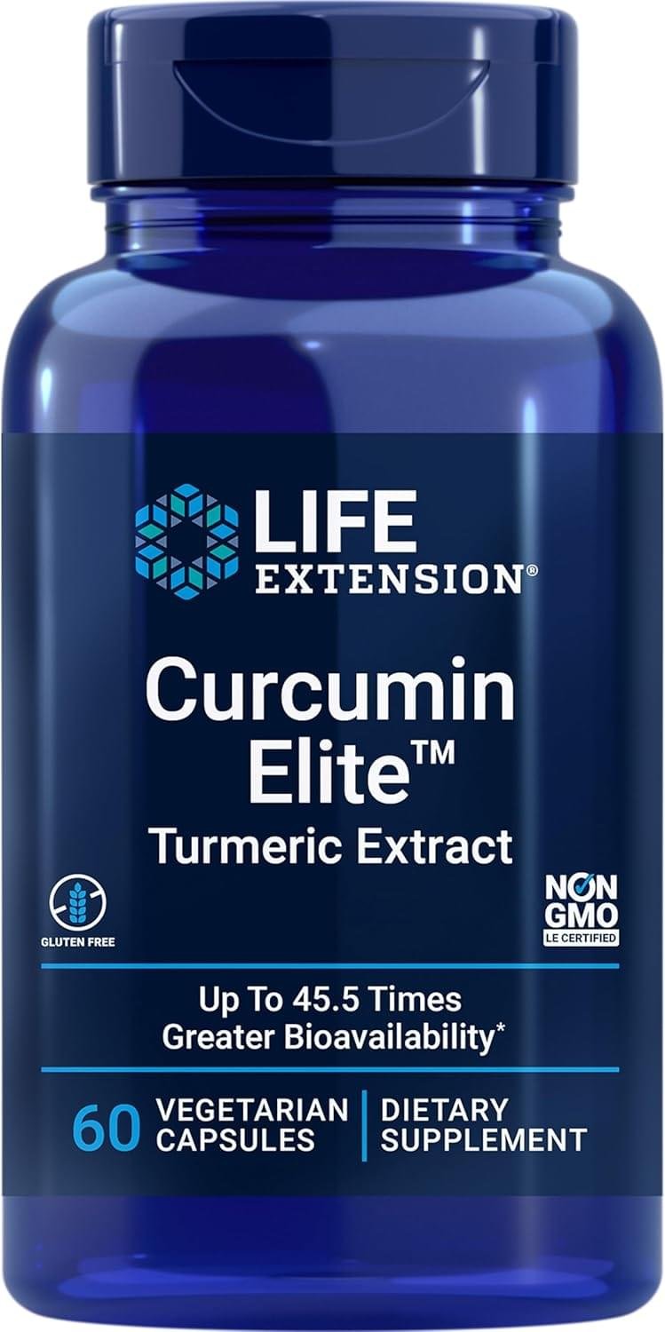 Life Extension Curcumin Elite Turmeric Extract, 60 Count