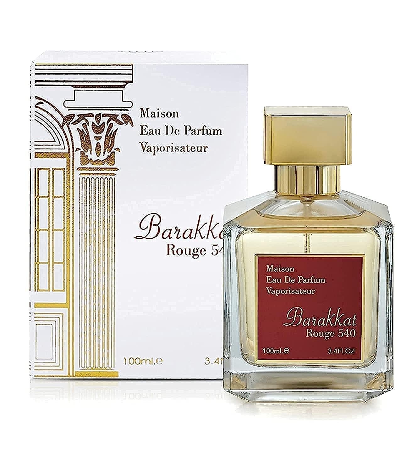 Fragrance World Barakkat Rouge 540 by Maison Alhambra for Women – 3.4 oz EDP Spray
