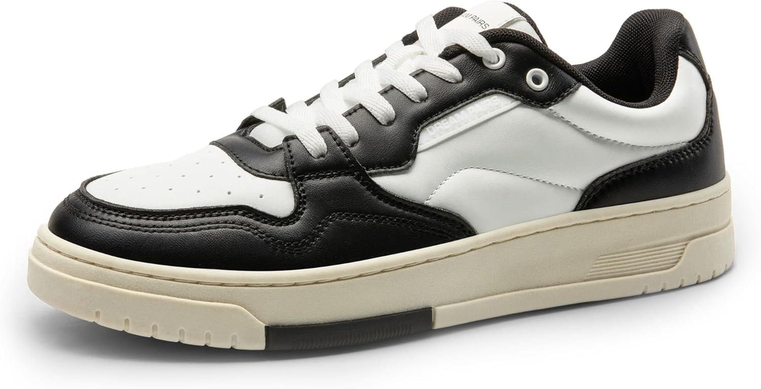 DREAM PAIRS Men’s Casual Dress Sneakers Lace-up Skate Shoes Comfortable Retro Fashion Sneakers