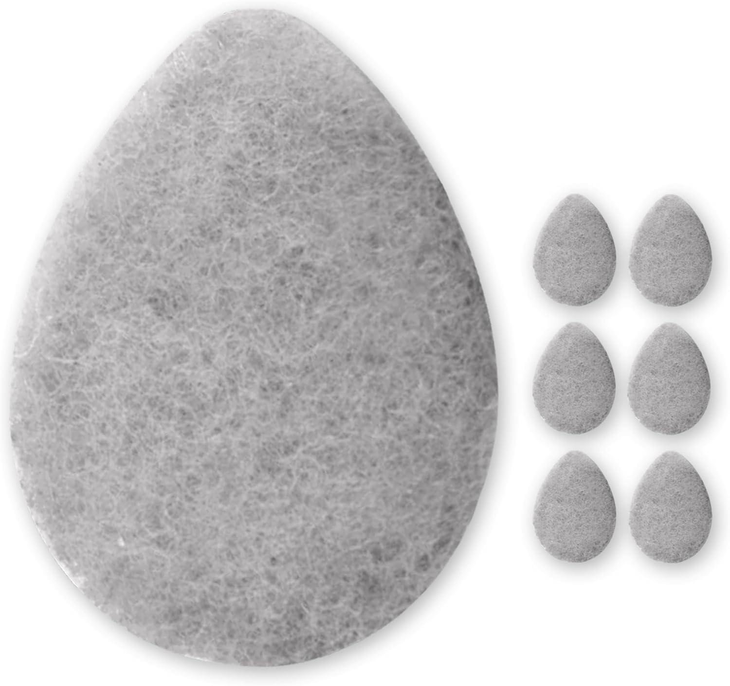 KOL Face Scrubber, Charcoal Infused Exfoliating Facial Cleansing Pads, Disposable Exfoliator Face Sponge for Daily Cleaning and Makeup Removal, 6 Count