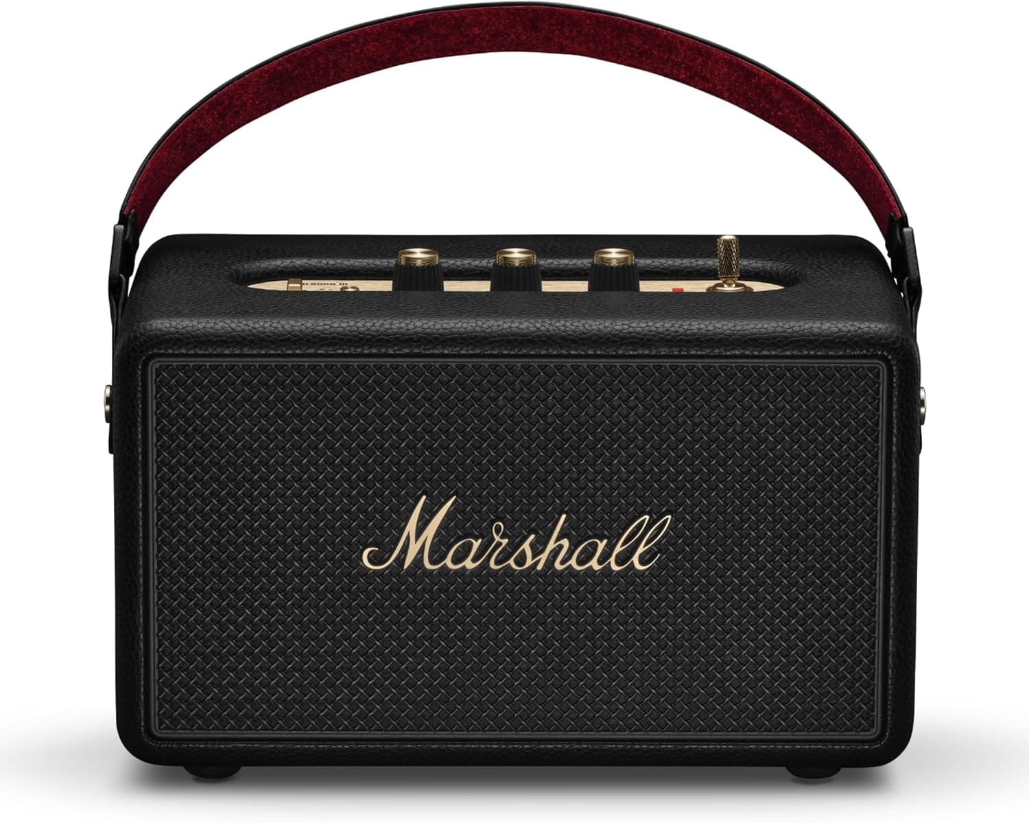 Marshall Kilburn III Portable Bluetooth Speaker – Black & Brass