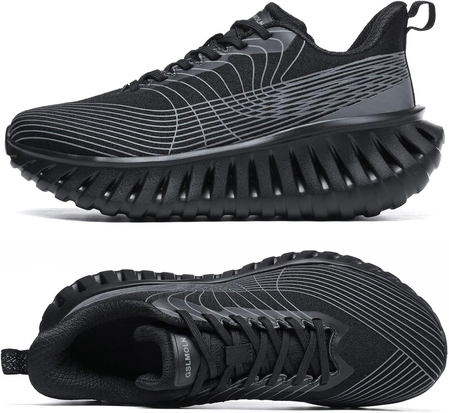 GSLMOLN Walking Shoes for Men Casual Shoes Breathable Lightweight Walking Sneakers for Workouts & Gym Cushioned Flexible Mens Shoes Training Fashion Sneakers